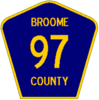 [ Broome County Route Marker ]